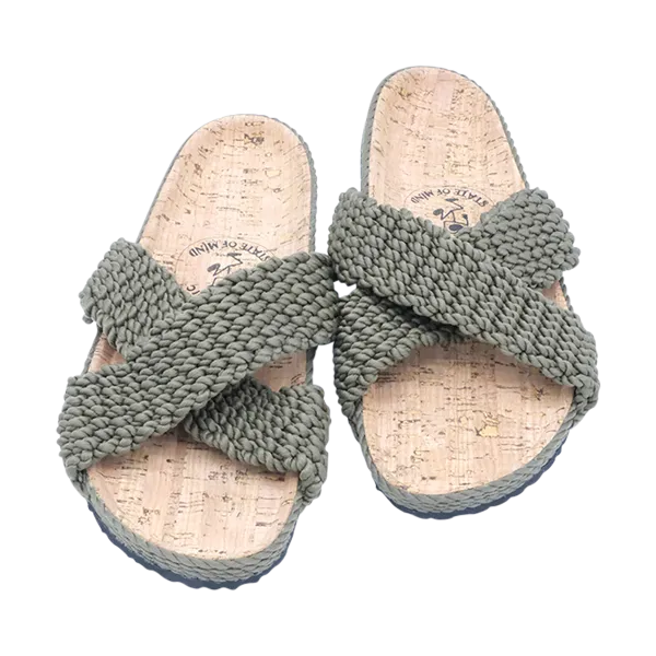 2.1 Olive SlideX Cork Footbed