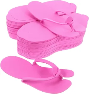 24Pairs Disposable Manicure Slippers for Travel Bridal Spa Use Comfortable Eva Easy to Carry and Durable for Hotels and Nail Salons