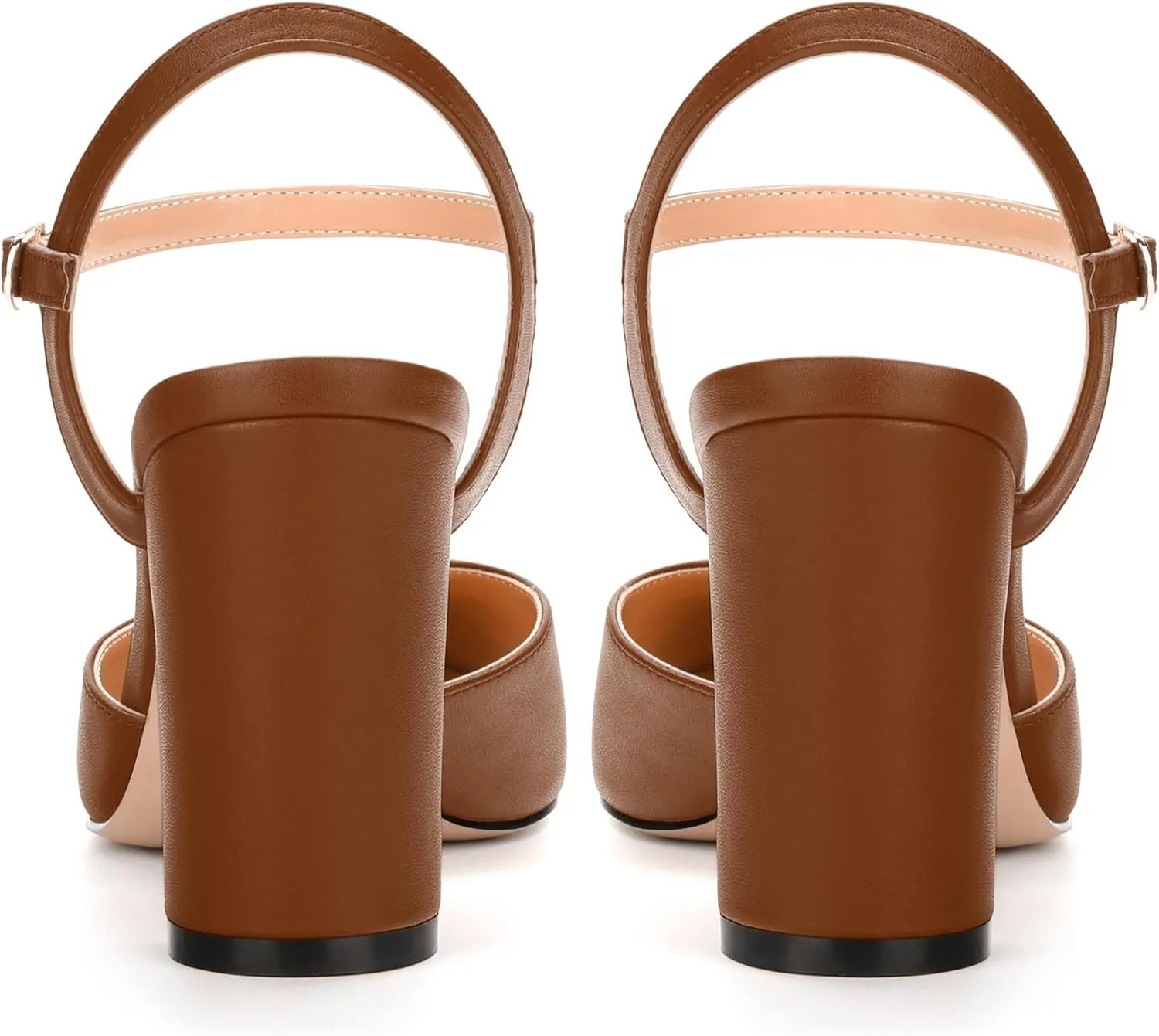 3-Inch Chunky Heels for Women, Round Toe Block High Heels Women's Pumps for Wedding, Party, Dress Shoes
