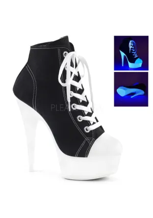 6" Heel, 1 3/4" PF Sneaker, Side Zip