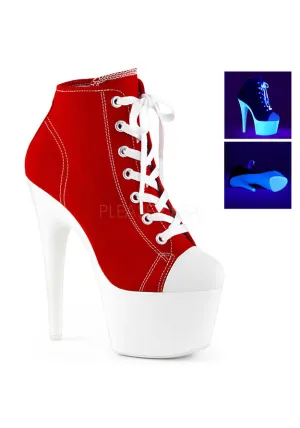 7" Heel, 2 3/4" PF Sneaker, Side Zip