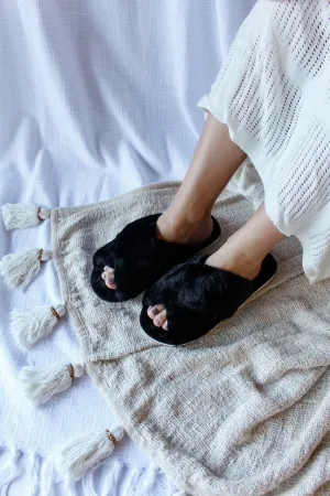 ALASKA SLIPPER - BLACK