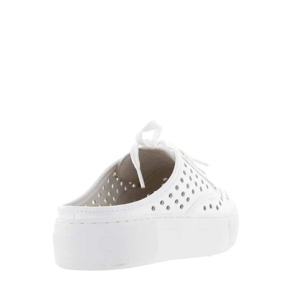 Alfie & Evie Motto White Slide