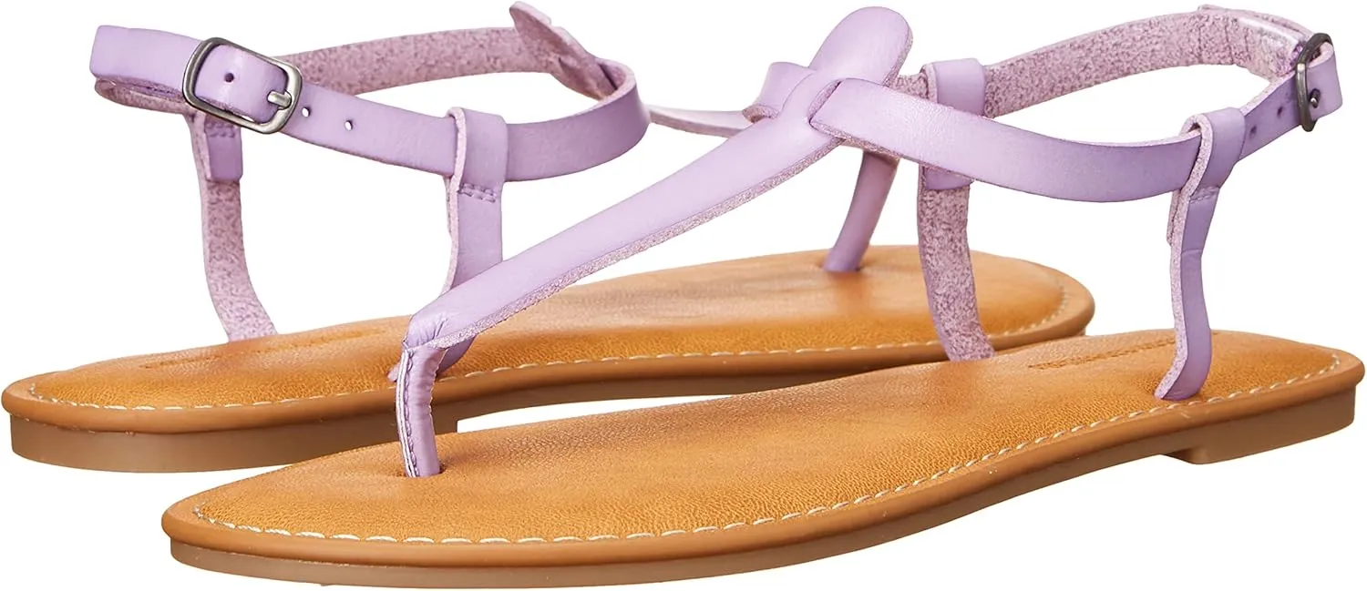 Amazon Essentials Women's Casual Thong Sandal with Ankle Strap