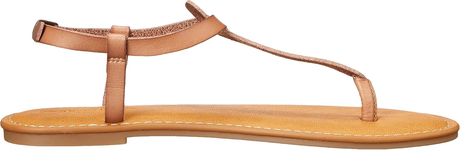 Amazon Essentials Women's Casual Thong Sandal with Ankle Strap