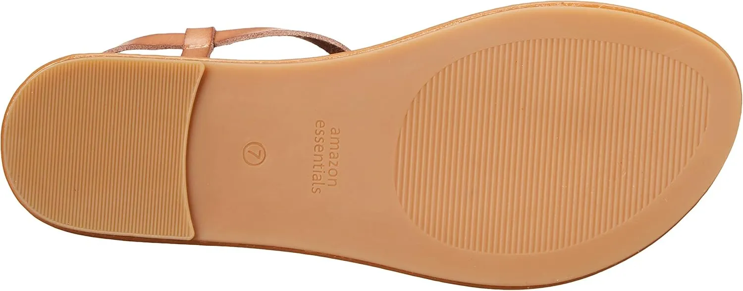 Amazon Essentials Women's Casual Thong Sandal with Ankle Strap
