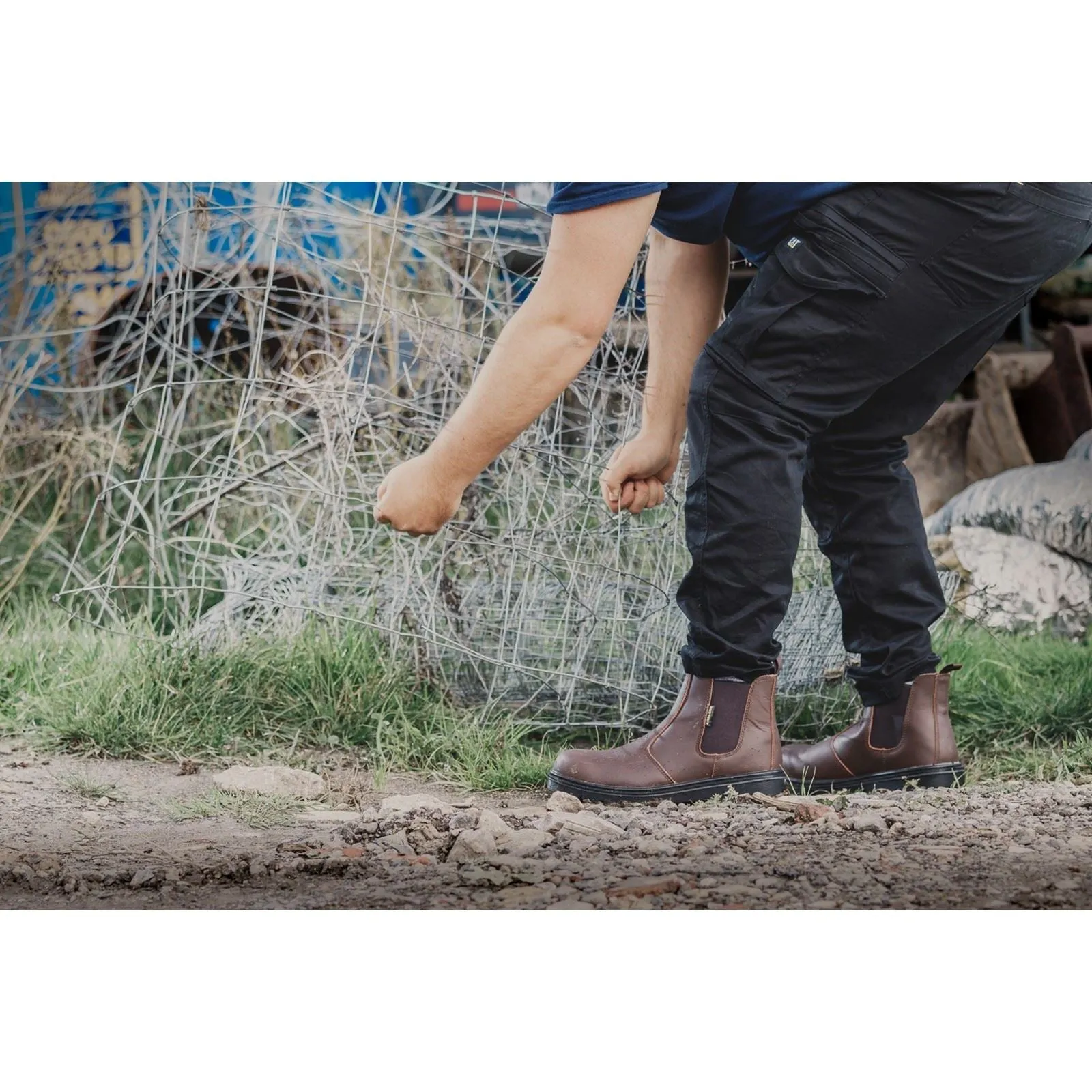 Amblers Men Boots - FS128 Safety Dealer Boot in Brown, 3-15