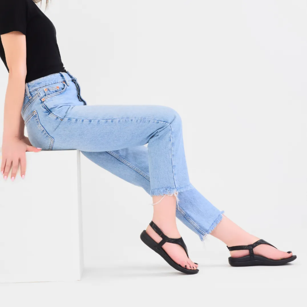 Aria - Black Sandal For Women