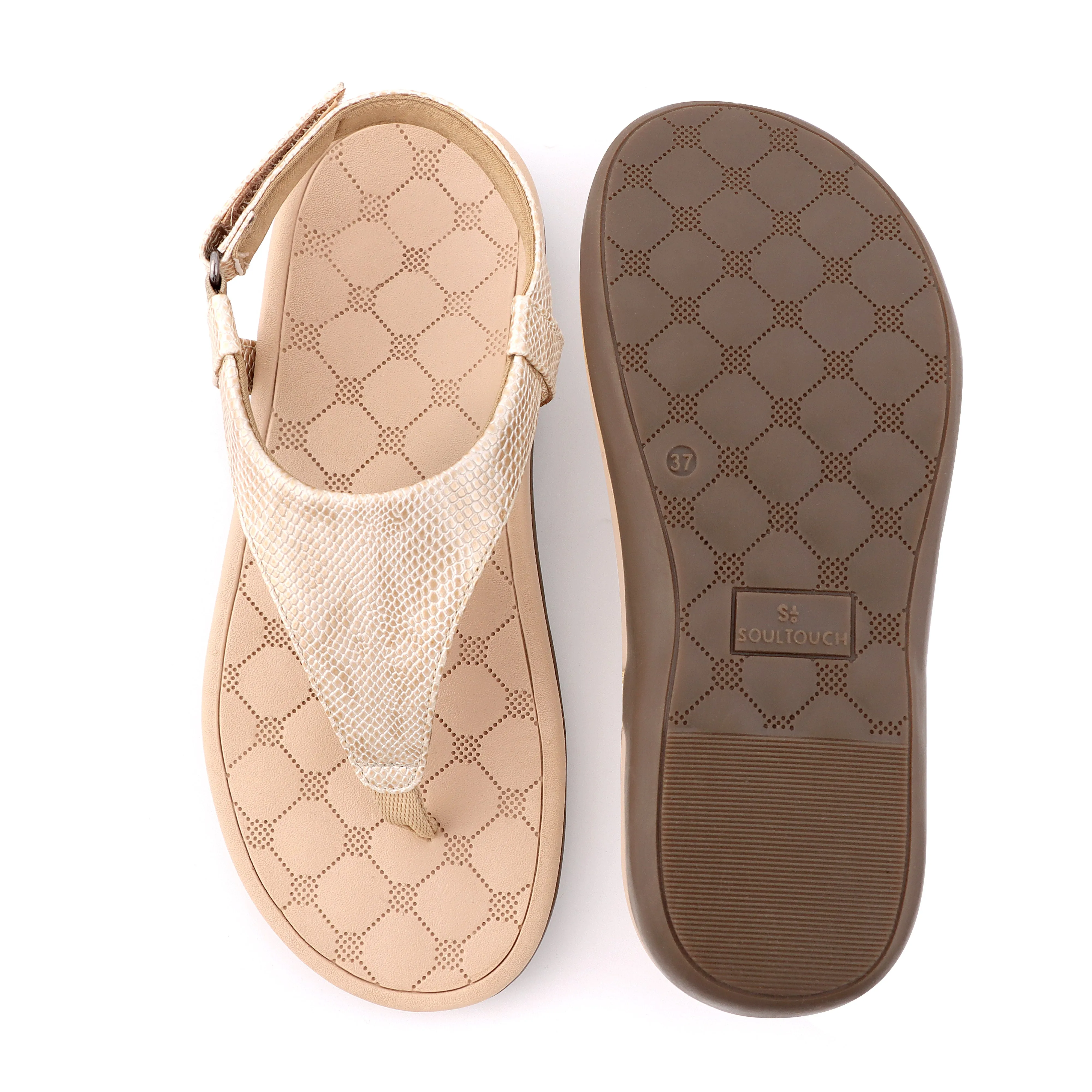 Aria - Creme Sandal For Women