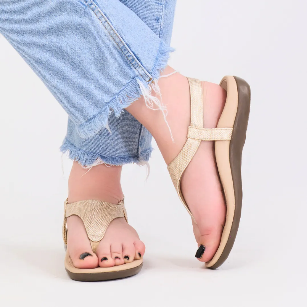 Aria - Creme Sandal For Women