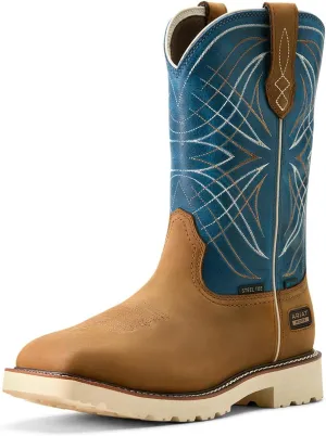 ARIAT Men's Activator Waterproof Steel Toe Work Boot Western