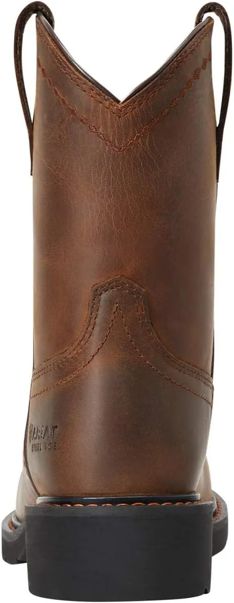 Ariat Women's Fatbaby Work Pull-on Steel Toe Work Boot