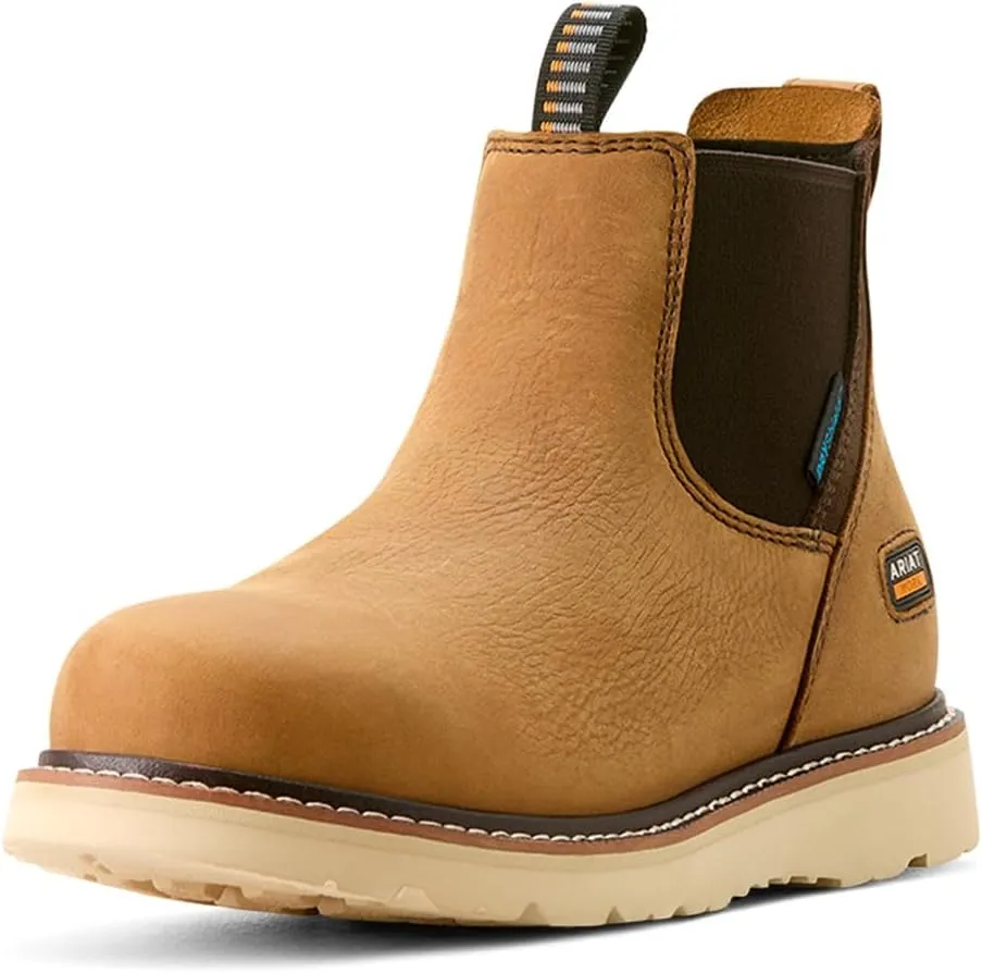 Ariat Women's Rebar Wedge Chelsea Waterproof Composite Toe Work Boot