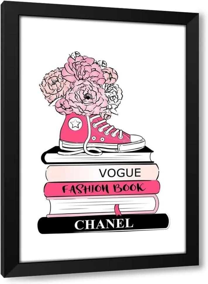 ArtDirect Sneaker Style Custom Framed Art Print Giclee Print or Canvas Options with Various Sizes and Customization by Pavlova, Martina