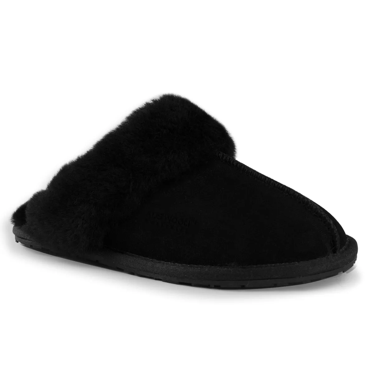 AUS WOOLI UGG UNISEX SHEEPSKIN WOOL SHELLEY Slippers - Grey