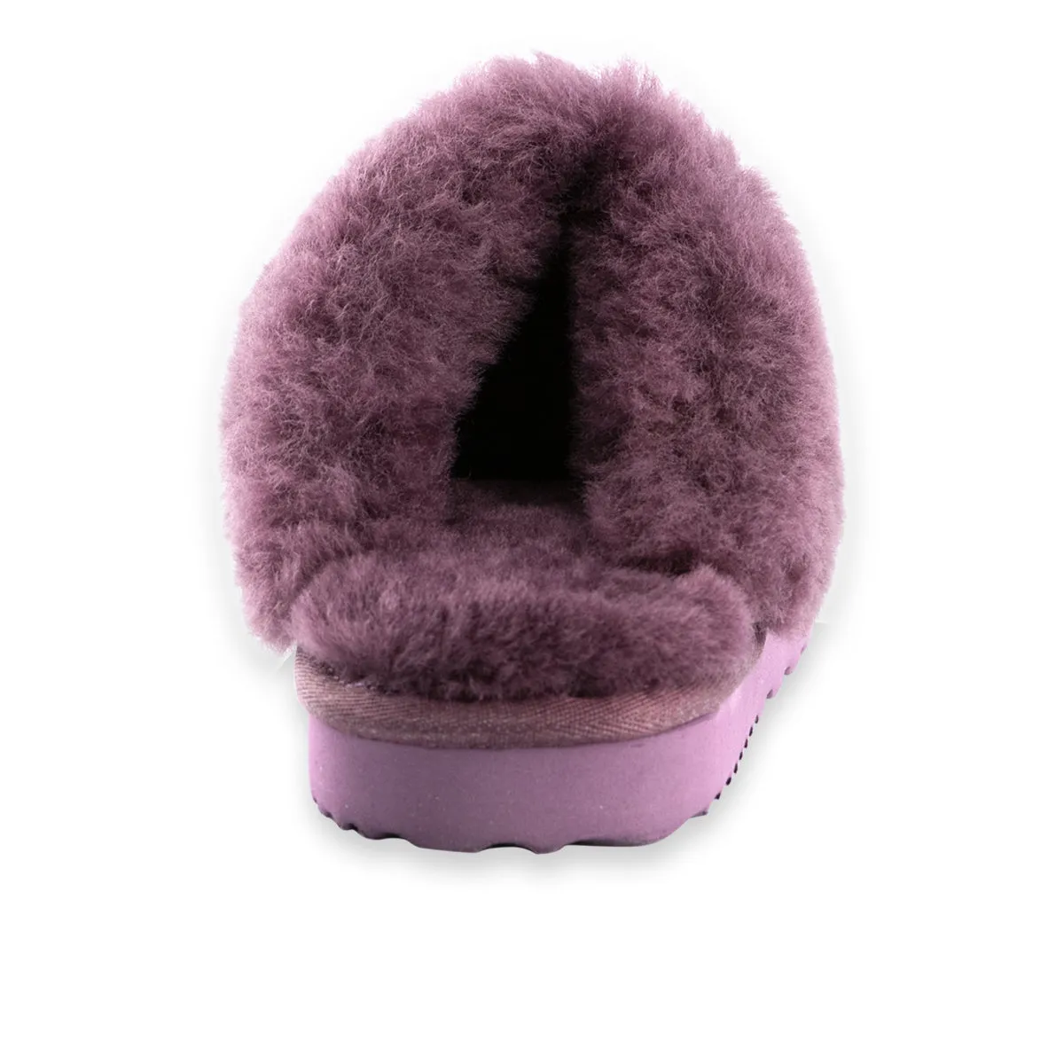 AUS WOOLI UGG UNISEX SHEEPSKIN WOOL SYDNEY Slippers - PLUM