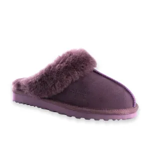 AUS WOOLI UGG UNISEX SHEEPSKIN WOOL SYDNEY Slippers - PLUM