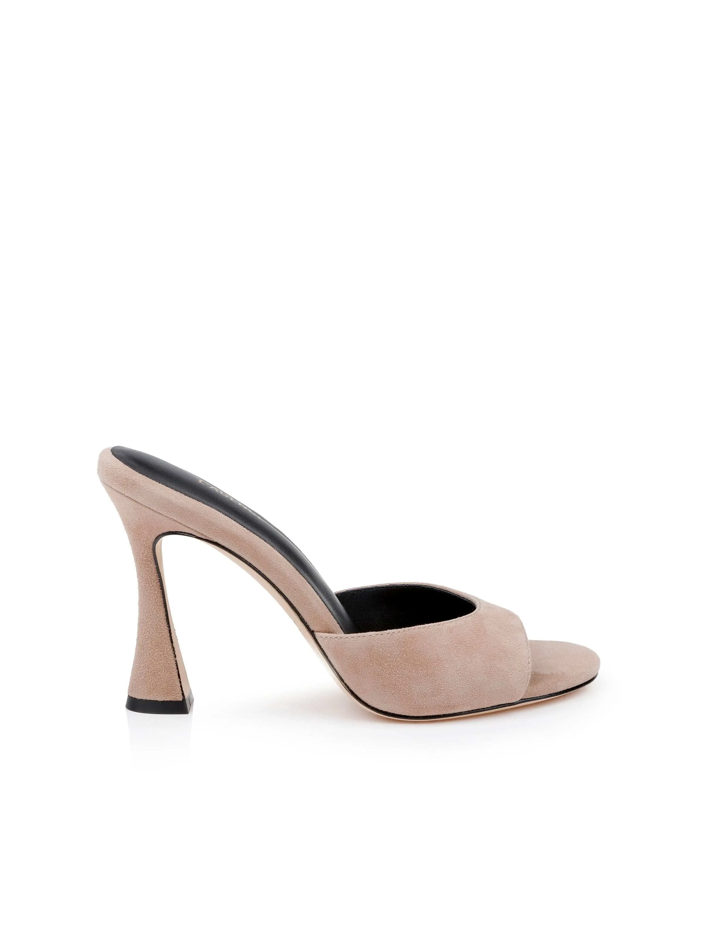 Avery Suede Open-Toe Mule