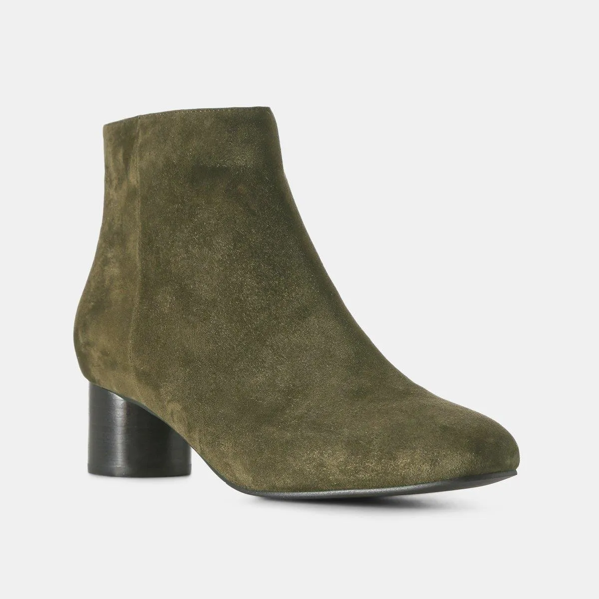 Aya Suede Ankle Boot (Green)