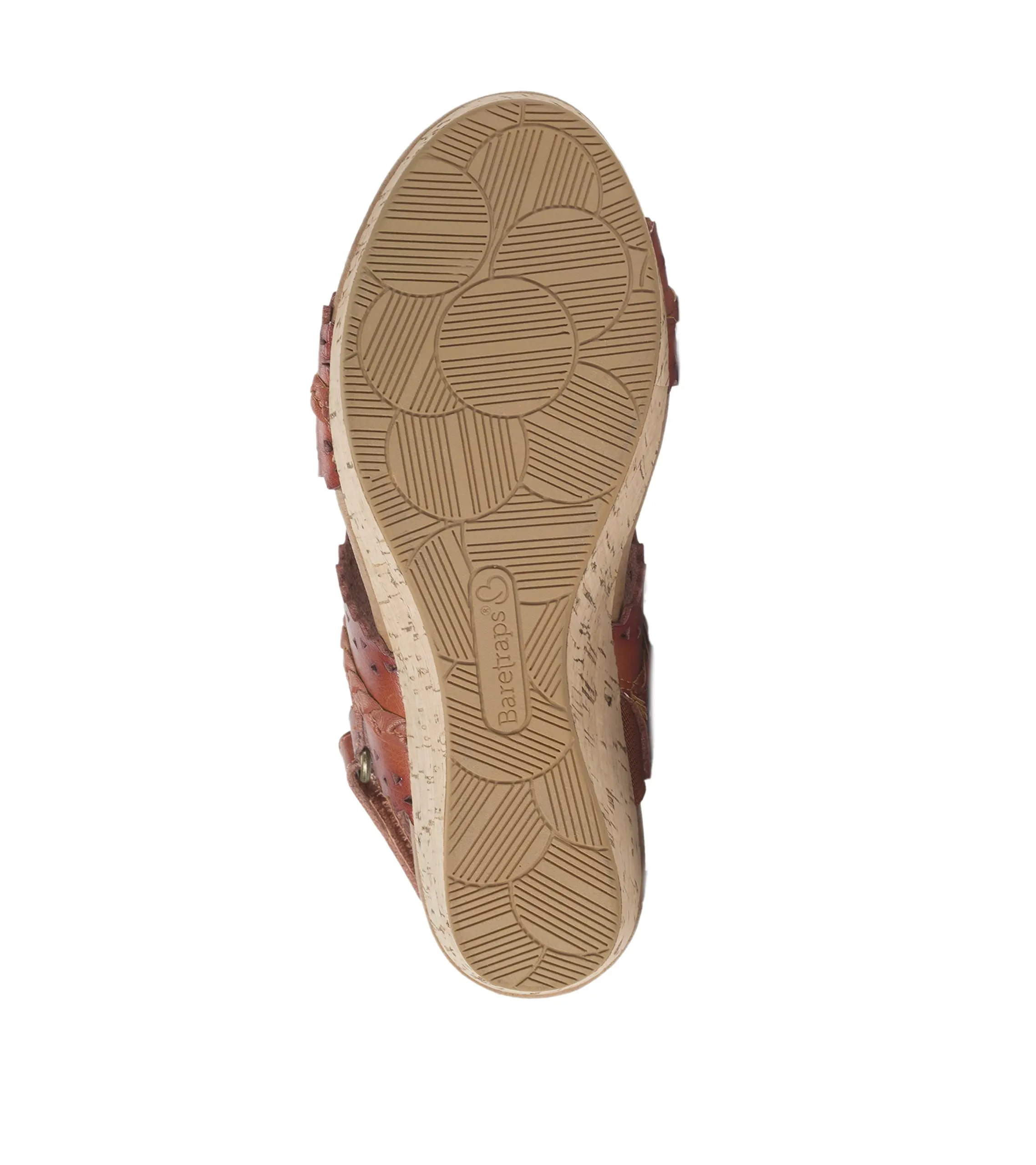 BareTraps Womens Rene Faux Leather Cork Platform Sandals Red 8 Medium (B,M)