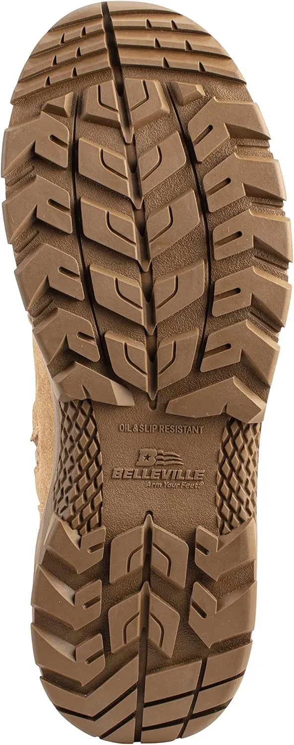 Belleville Men's BV508ZCT 8" Hot Weather Lightweight Side-Zip Composite Safety Toe Boot