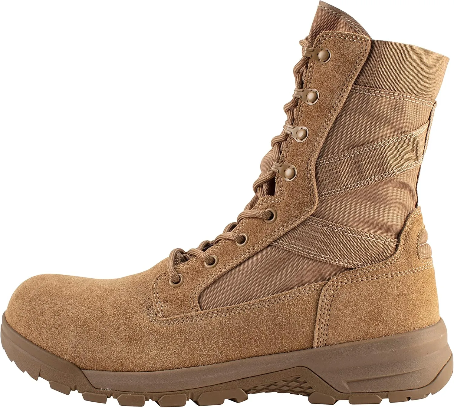 Belleville Men's BV508ZCT 8" Hot Weather Lightweight Side-Zip Composite Safety Toe Boot