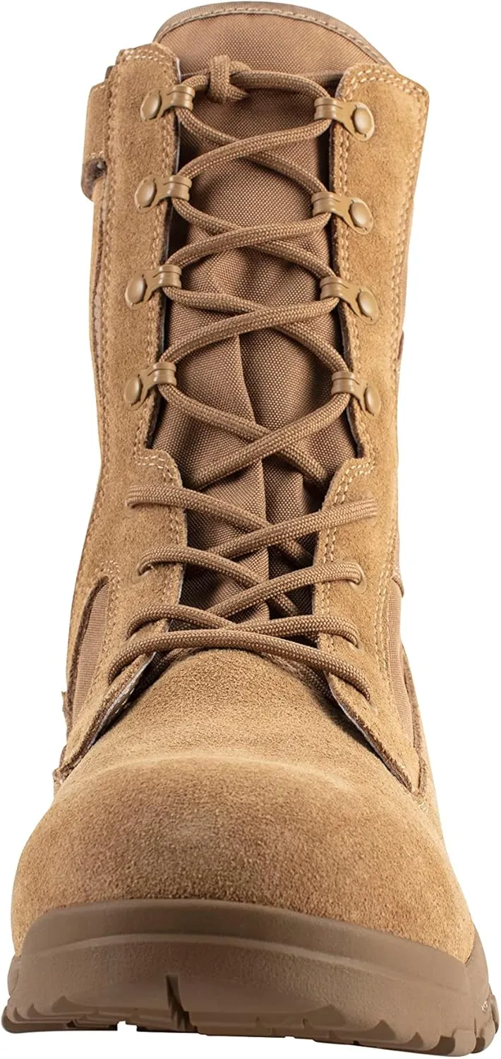 Belleville Men's BV508ZCT 8" Hot Weather Lightweight Side-Zip Composite Safety Toe Boot