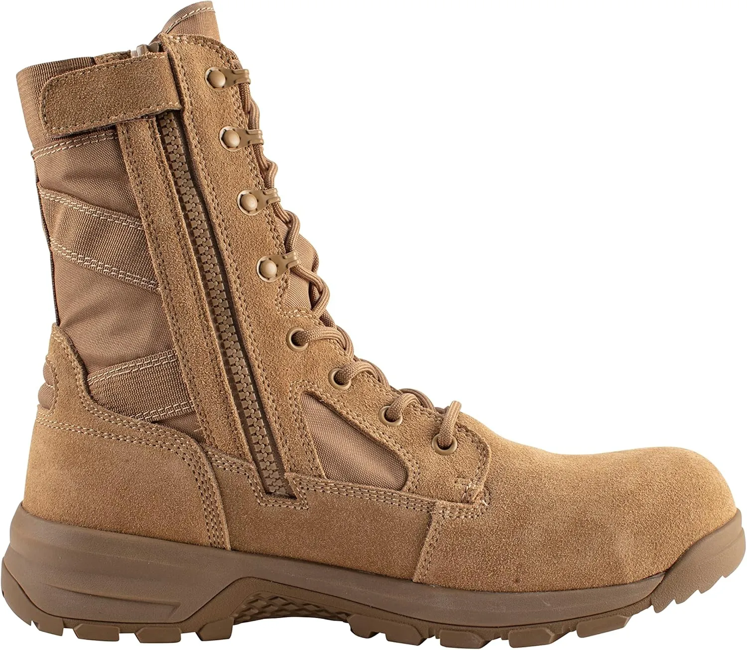 Belleville Men's BV508ZCT 8" Hot Weather Lightweight Side-Zip Composite Safety Toe Boot