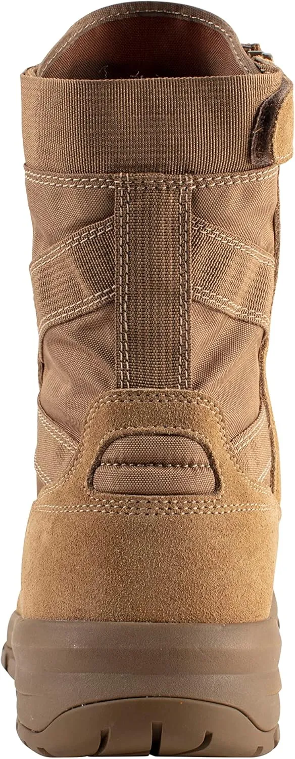 Belleville Men's BV508ZCT 8" Hot Weather Lightweight Side-Zip Composite Safety Toe Boot