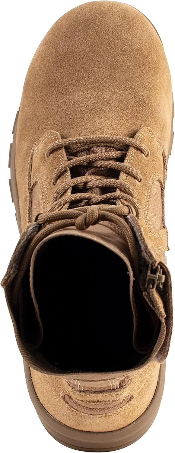 Belleville Men's BV508ZCT 8" Hot Weather Lightweight Side-Zip Composite Safety Toe Boot