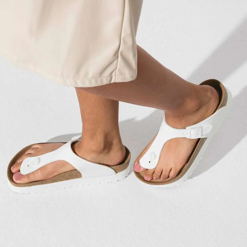 Birkenstock 1018557WH - Gizeh Grooved Toe Post Sandal