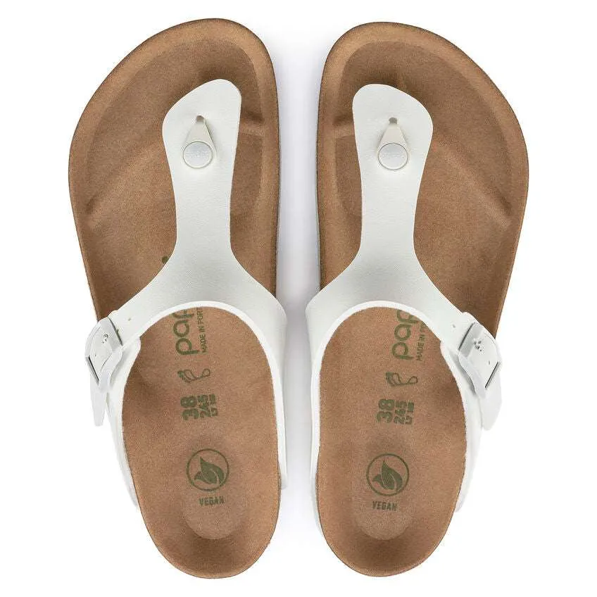 Birkenstock 1018557WH - Gizeh Grooved Toe Post Sandal