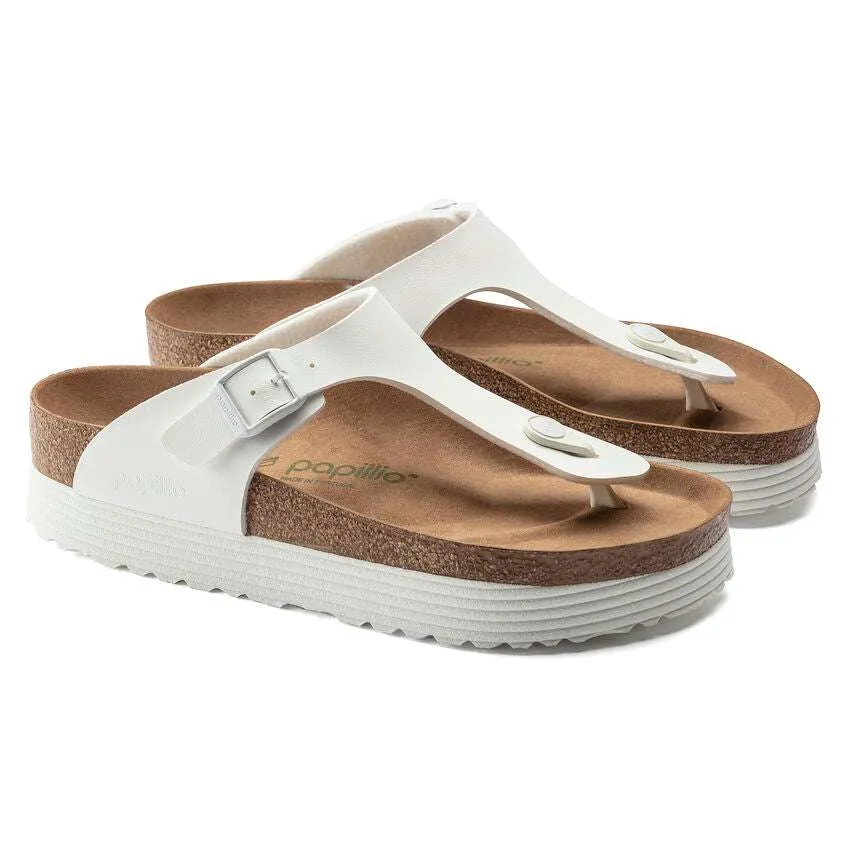 Birkenstock 1018557WH - Gizeh Grooved Toe Post Sandal