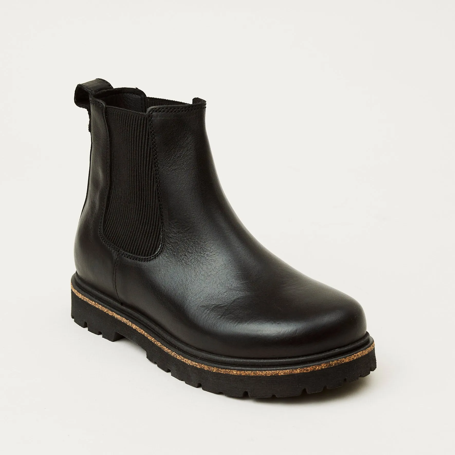 Birkenstock Black Leather Chelsea Boots