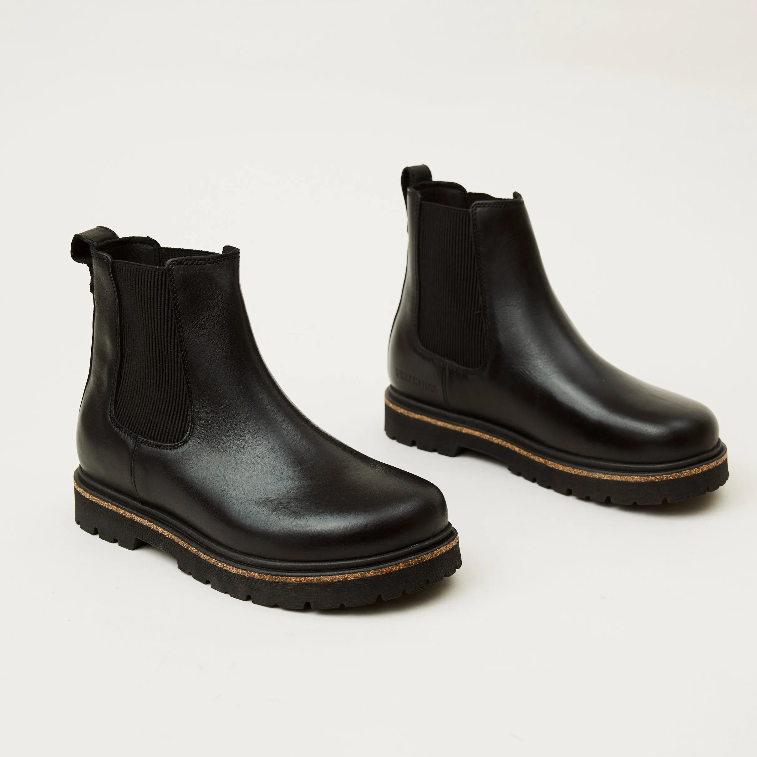 Birkenstock Black Leather Chelsea Boots