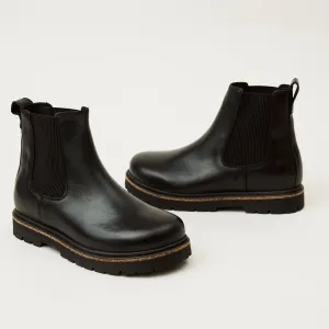 Birkenstock Black Leather Chelsea Boots