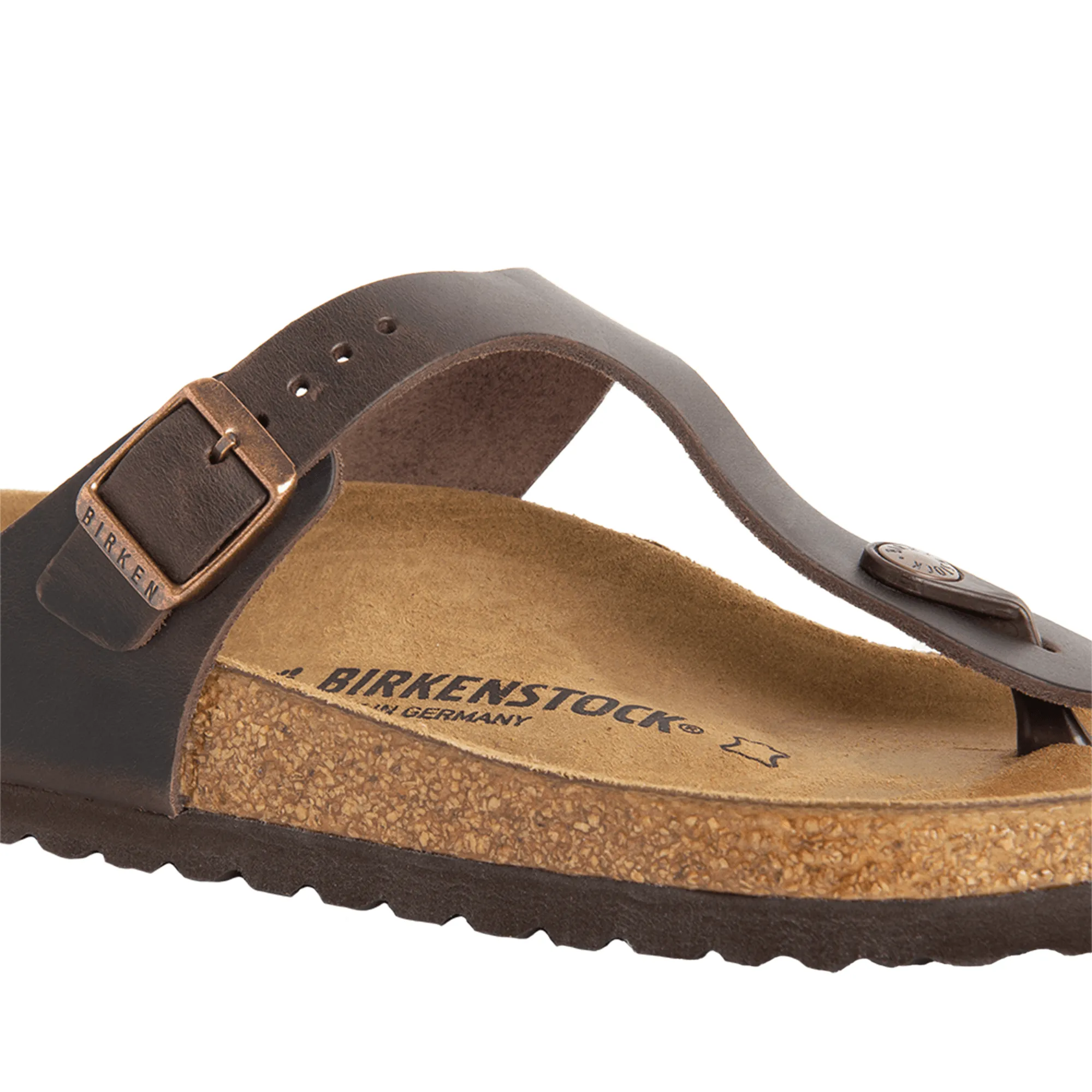 Birkenstock Gizeh Oiled Leather Sandals - Havana