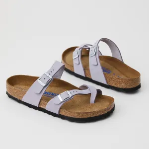 Birkenstock Mayari Lilac Leather Sandals