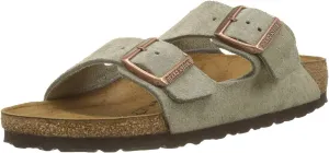 Birkenstock Unisex Arizona Taupe Suede Sandals - 13-13.5 Narrow US Men
