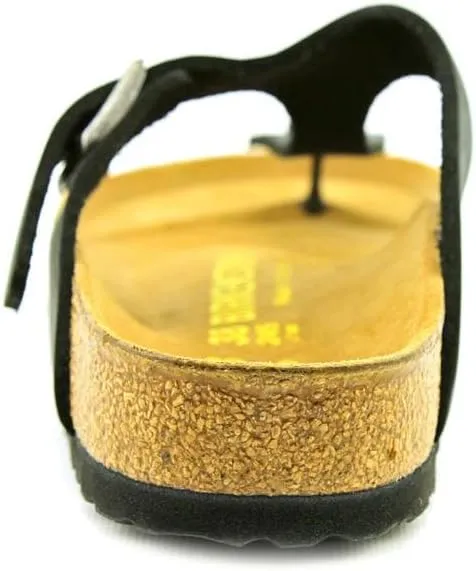 Birkenstock Women's Leather Gizeh Black Oil LTR