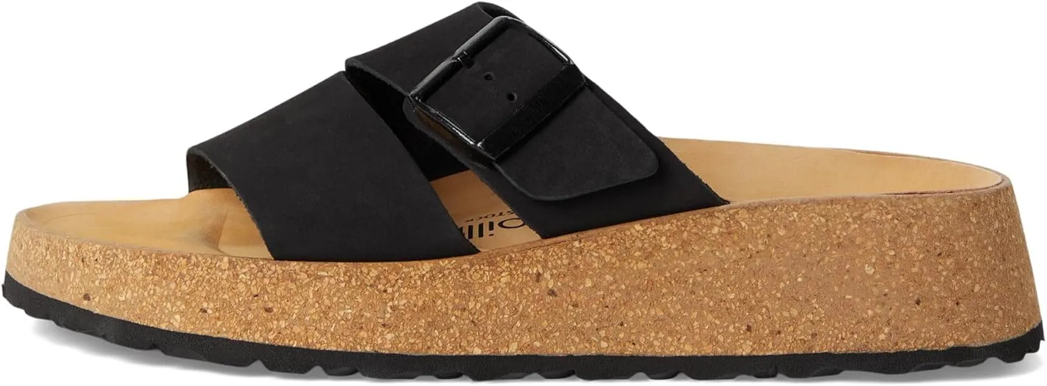 Birkenstock Women's Papillio Almina Platform Sandal-Nubuck Wedge