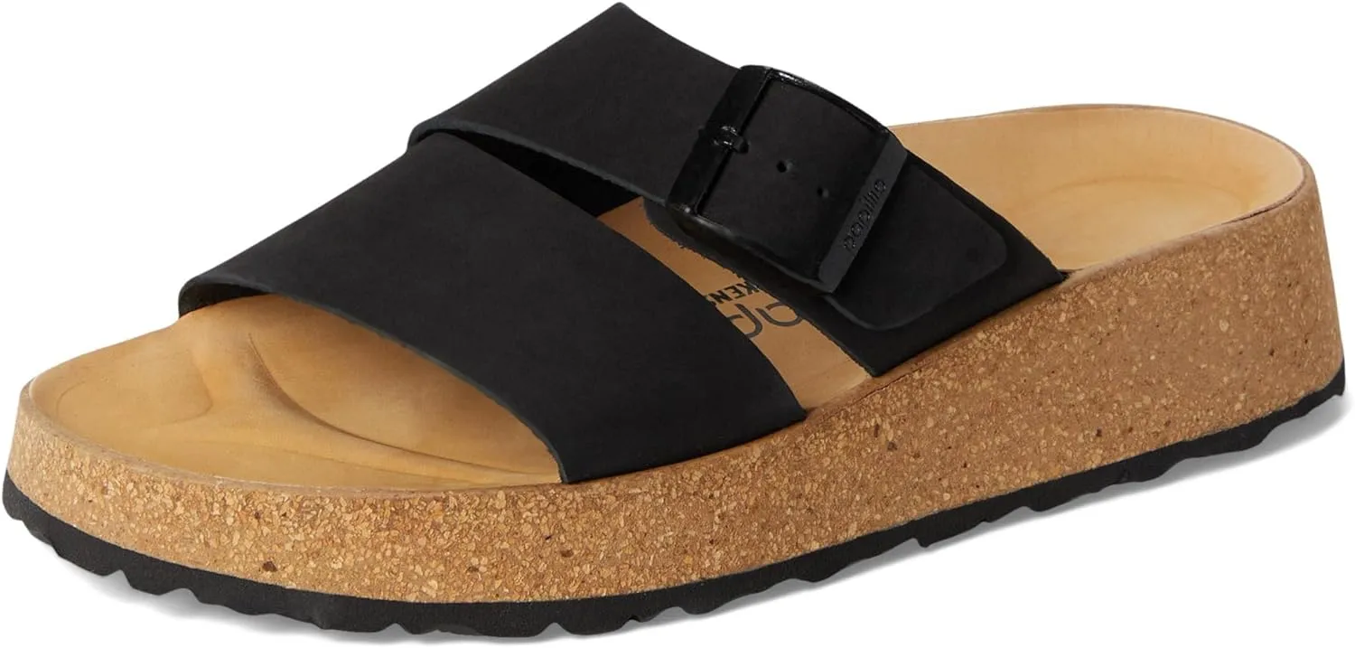 Birkenstock Women's Papillio Almina Platform Sandal-Nubuck Wedge
