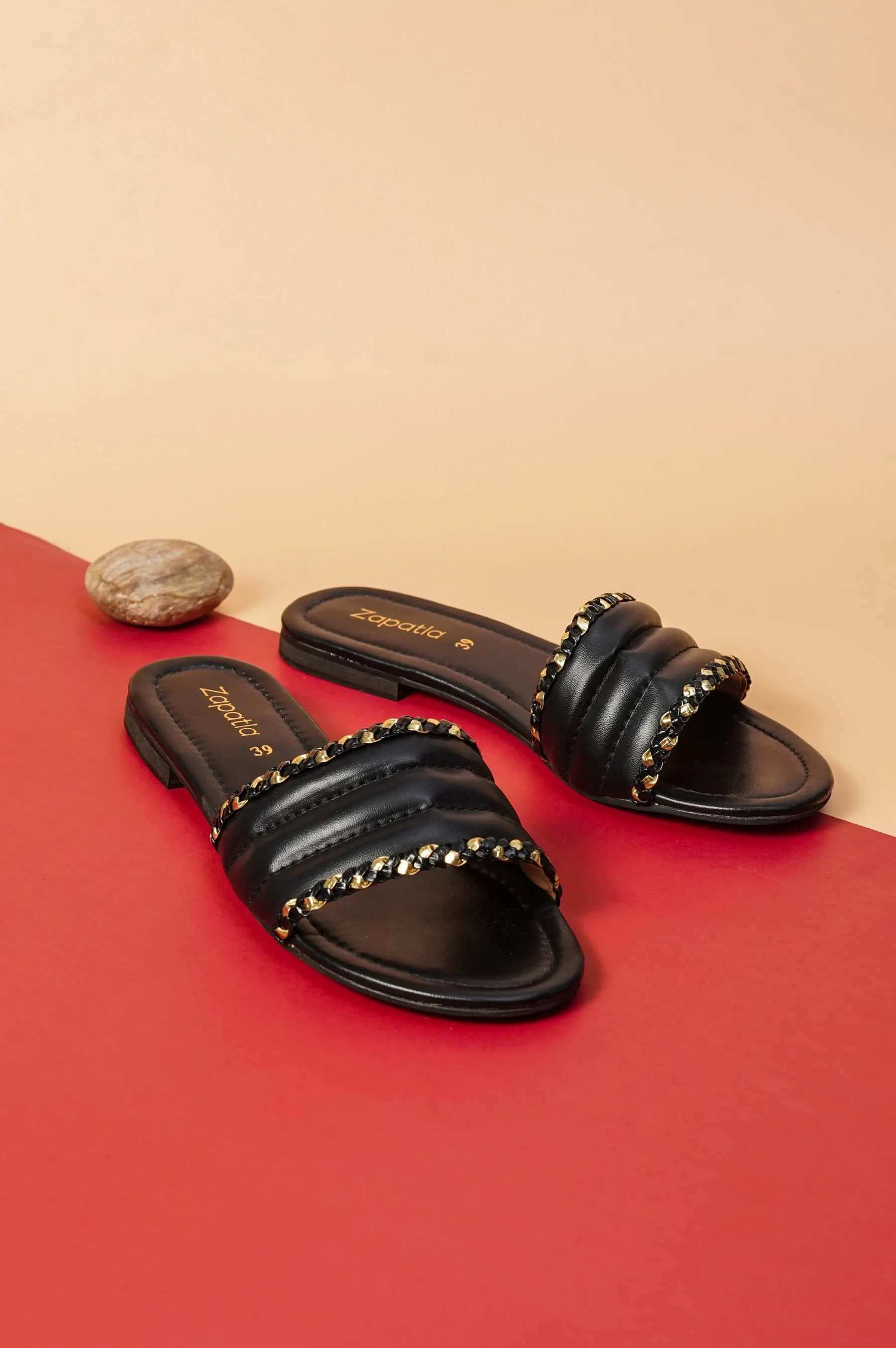 Black Women Slipper WC75
