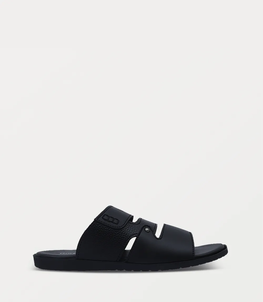 BM6842-BLACK-Men Slipper