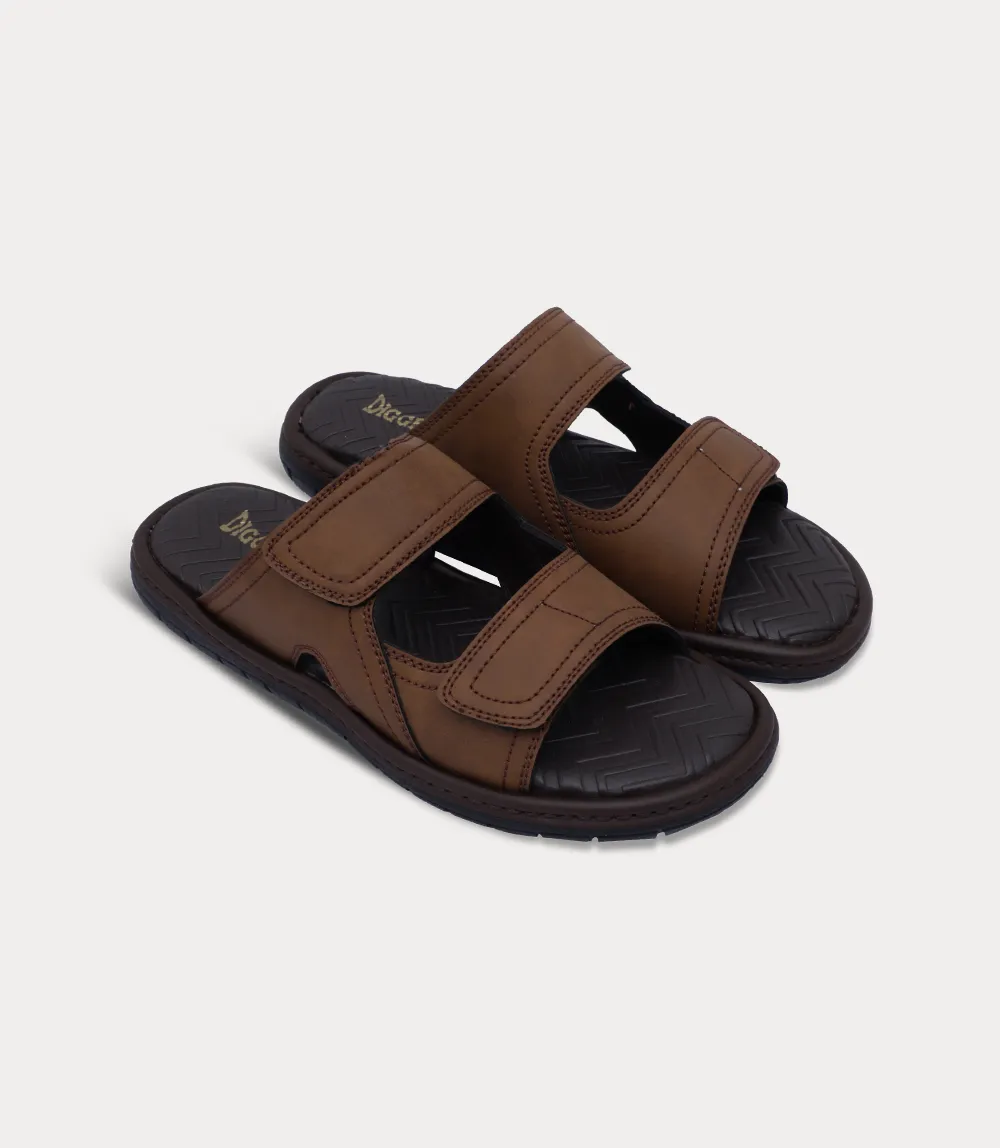 BM6902-BROWN-Men Slipper