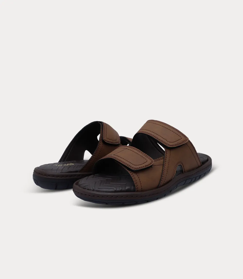 BM6902-BROWN-Men Slipper
