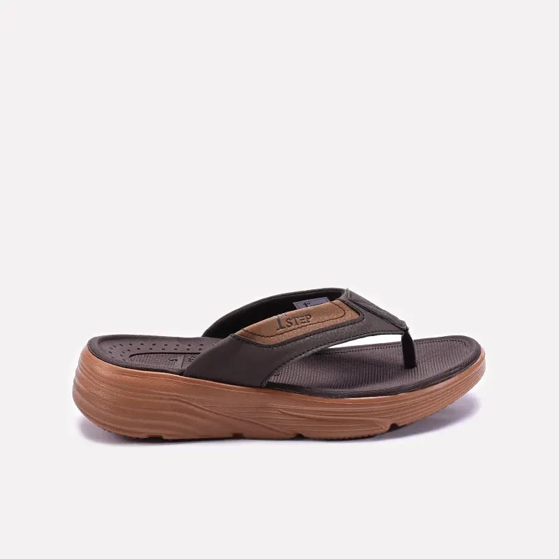 Brown Soft Flip Flops 0151093