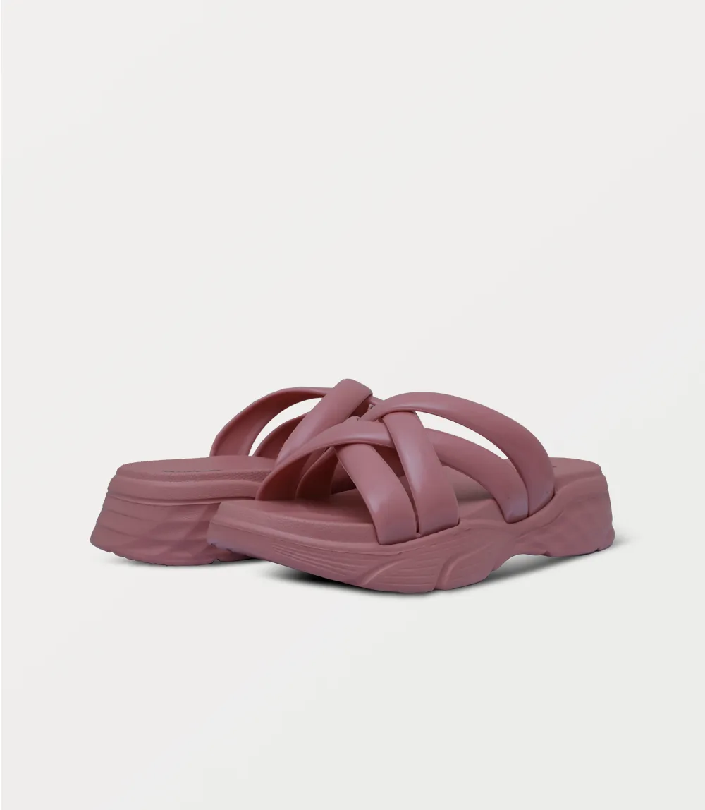 BW10276-PINK-Women Casual Slipper