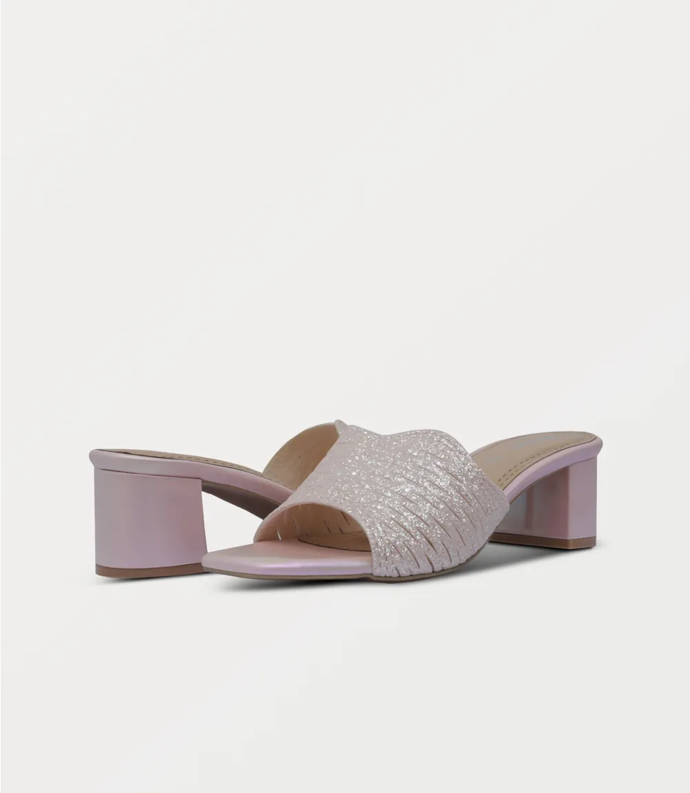 BW10287-PINK-Women Slipper Heel