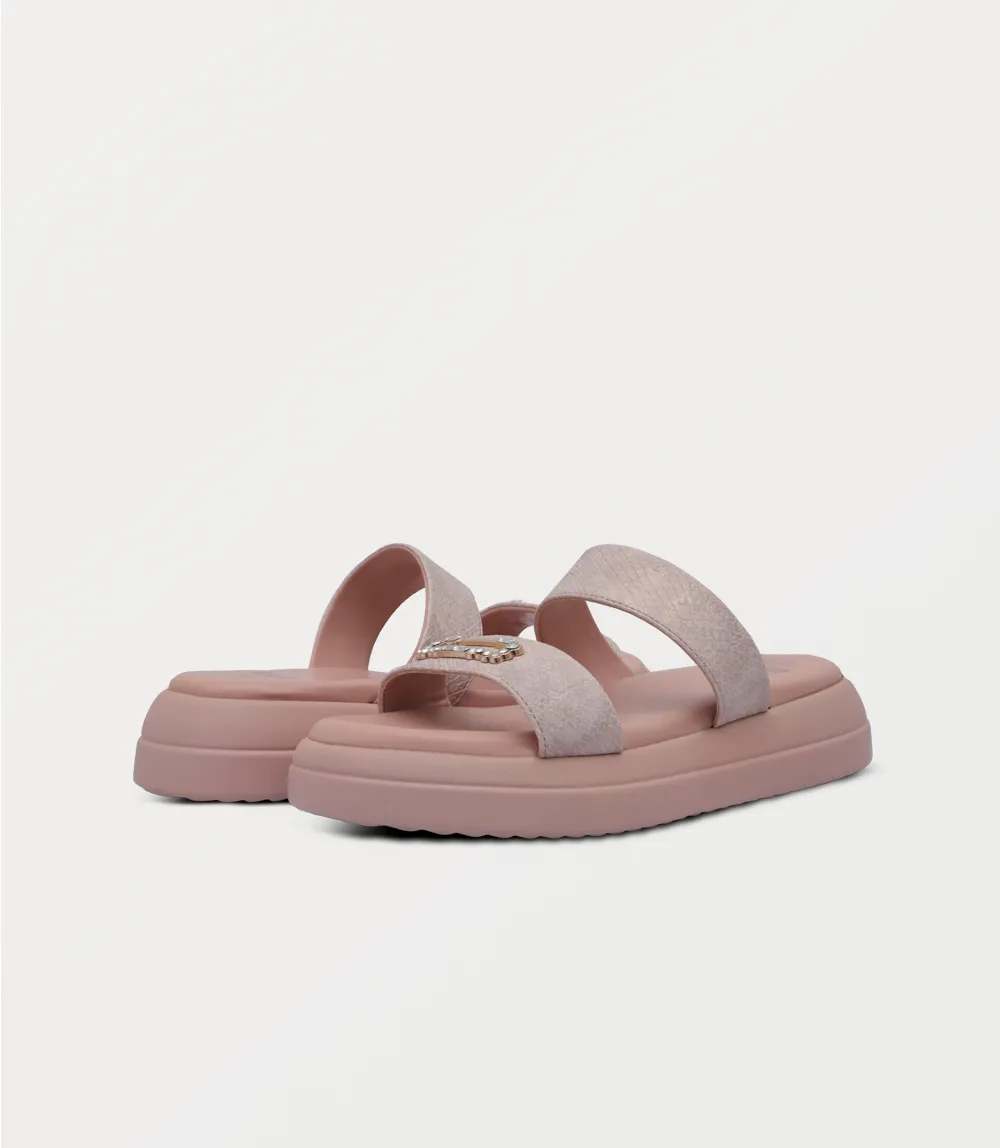 BW10335-PINK-Women Comfort Slipper